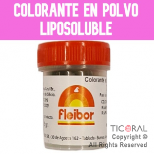 F.COLORANTE POLVO LIPOSOLUBLE ROSA 5GR x 4